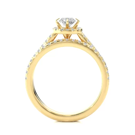Yellow-Gold-Moissanite-Ring