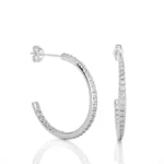 Silver-Moissanite-Earrings