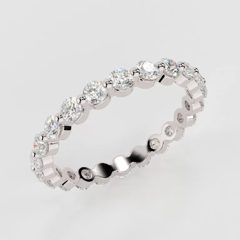 Silver-Moissanite-Ring